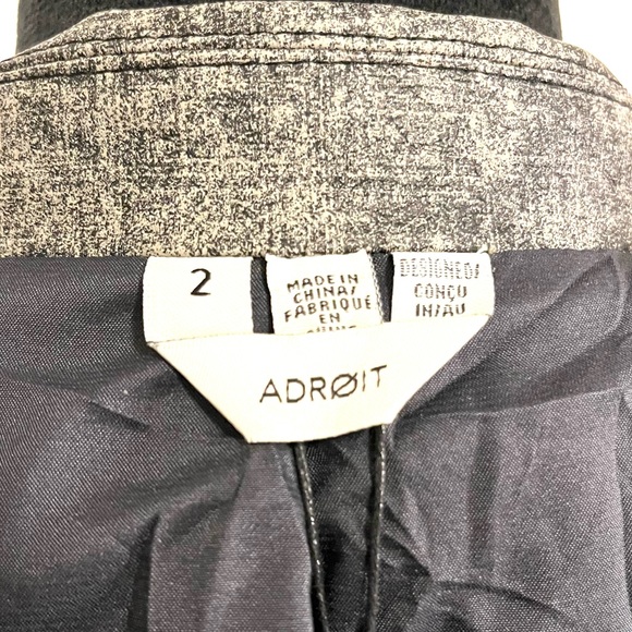 Anthropology Adroit Atelier Faux Leather Moto Jacket sz 2, flawed - Picture 9 of 15